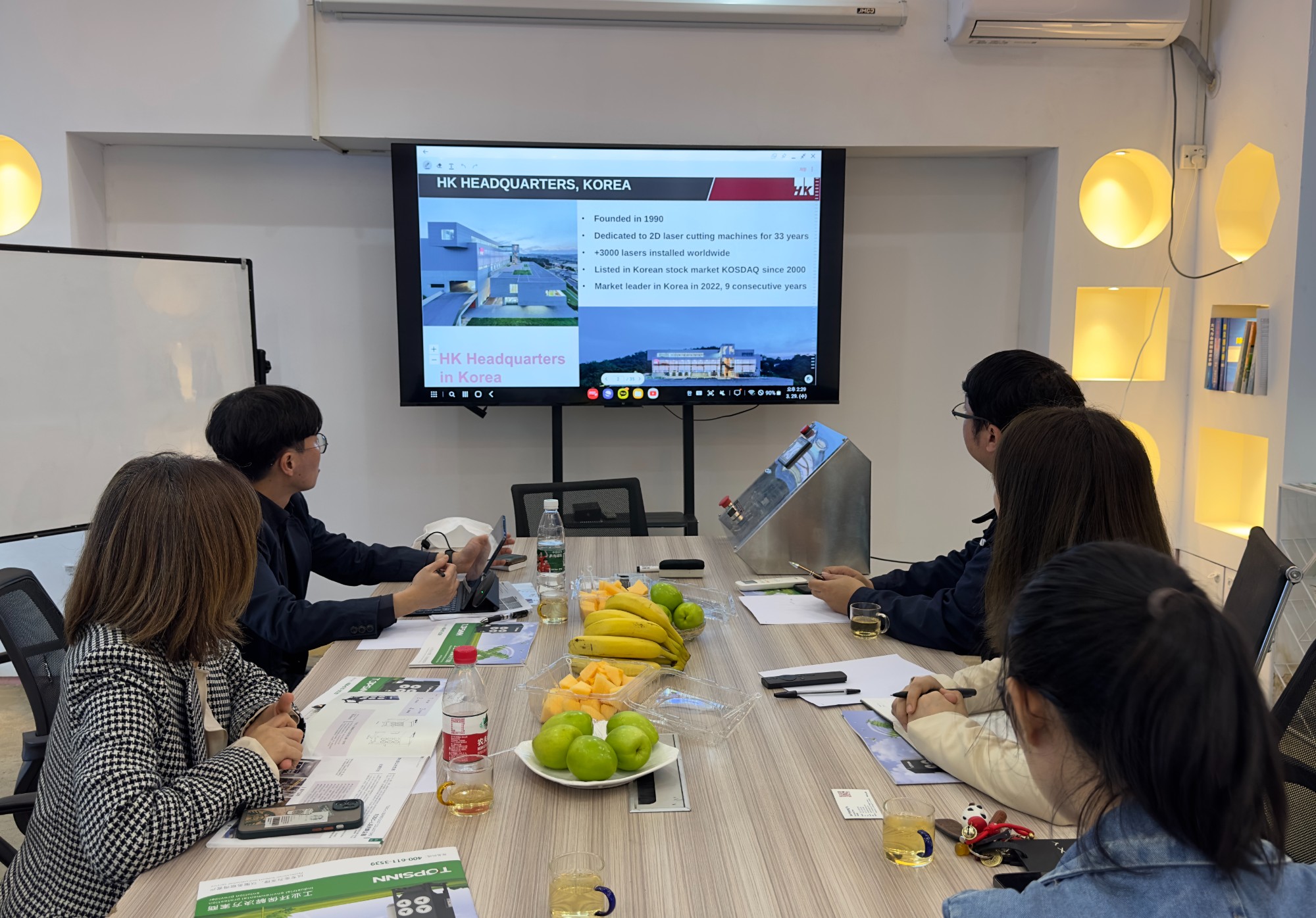 海外客户到访公司
